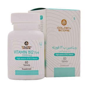 قرص ویتامین ب 12 فورته 1000 میکروگرم گلدن اسکور