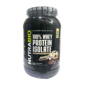 پودر پروتئین وی ایزوله طعم کوکی بستنی نوترابایو